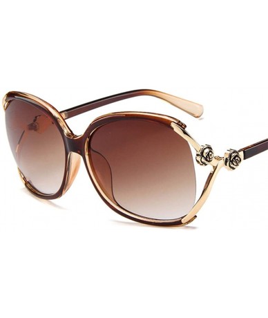 Aviator Rhinestone Insert Sunglasses Women UV400 Elegant Sun Glasses Eyewear Accessories - Purple - CY18U349843 $30.27