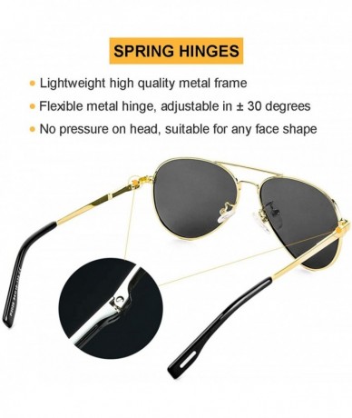 Sport 2-Pack Polarized Small Aviator Sunglasses for Small Face Women Men Juniors - 52mm - CH196MNDI57 $40.71