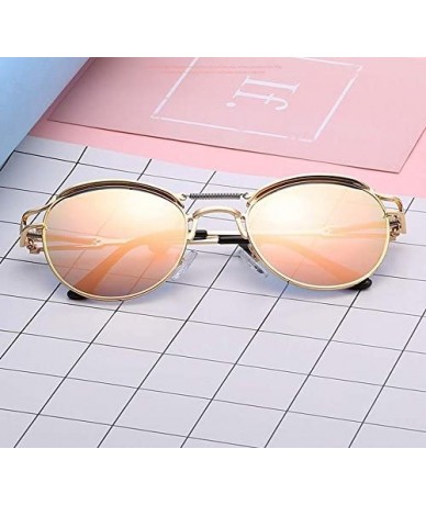 Wrap Fashion Driving Polarized Sunglasses for Men Metal Frame Ultra Light - Gold Color - CY180A4ZCC2 $56.56