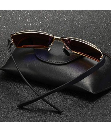 Oval New arrival 2019 sunglasses for men glasses designer sunglasses - Black/Gray - C418NL39025 $34.29