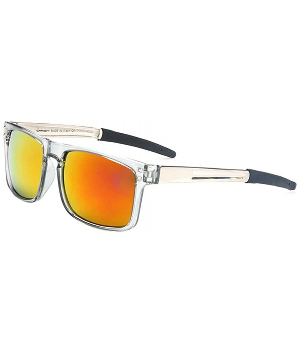 Wayfarer Sports Sunglasses for Women Men Outdoor - Red - CV180RYKDKS $15.28