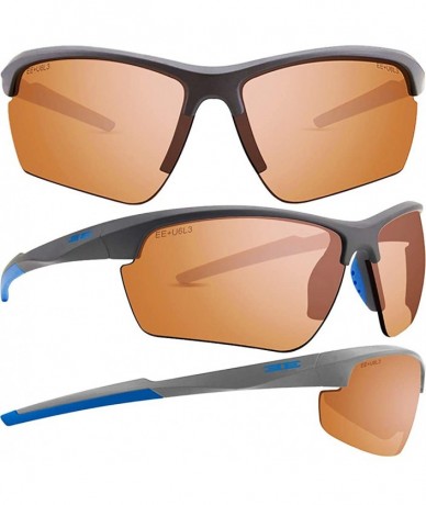 Wrap 7 Matte Finish Sunglasses- Frame and Lens Choices. Epoch7 - Gray/Amber - CG12DVSPUEZ $22.71