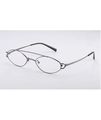 Oval Oval metal frame- men and women fashion personality frame glasses - B - CE18RW3R5RR $83.46