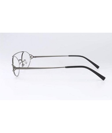 Oval Oval metal frame- men and women fashion personality frame glasses - B - CE18RW3R5RR $83.46