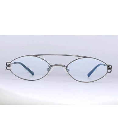 Oval Oval metal frame- men and women fashion personality frame glasses - B - CE18RW3R5RR $83.46