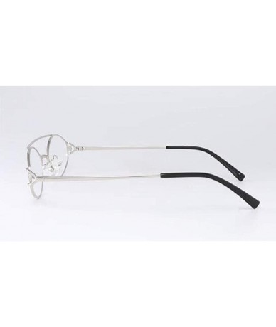 Oval Oval metal frame- men and women fashion personality frame glasses - B - CE18RW3R5RR $83.46