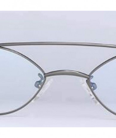 Oval Oval metal frame- men and women fashion personality frame glasses - B - CE18RW3R5RR $83.46