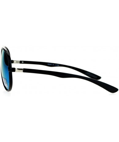 Aviator Unisex Aviator Sunglasses Thin Light Weight Fashion Aviators UV 400 - Black - C312HOMK5IF $18.77