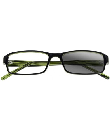 Rectangular Multifocal Progressive Men Women Rectangular Reading Glasses Transition Photochromic Anti-UV Reader - Green - CX1...