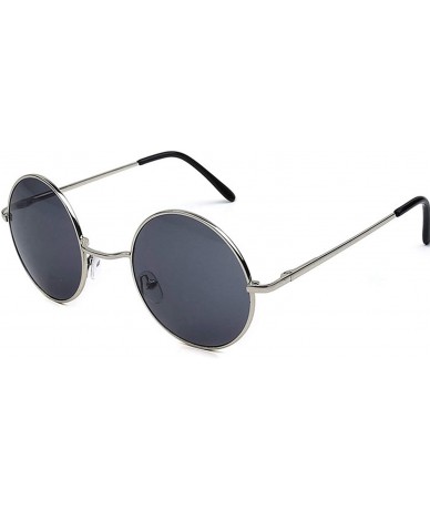 Rimless Women Classic Retro Cute Round Sunglasses Men Vintage Big Luxury Mirror Sun Glasses Oversized - 16 - CY198ZUH3LL $61.88