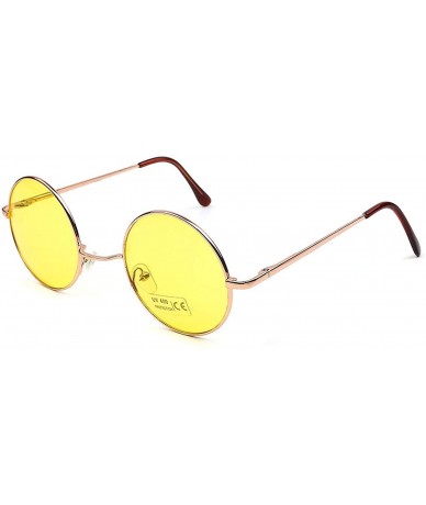 Rimless Women Classic Retro Cute Round Sunglasses Men Vintage Big Luxury Mirror Sun Glasses Oversized - 16 - CY198ZUH3LL $61.88