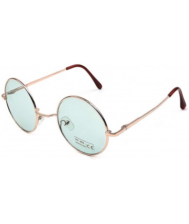 Rimless Women Classic Retro Cute Round Sunglasses Men Vintage Big Luxury Mirror Sun Glasses Oversized - 16 - CY198ZUH3LL $61.88