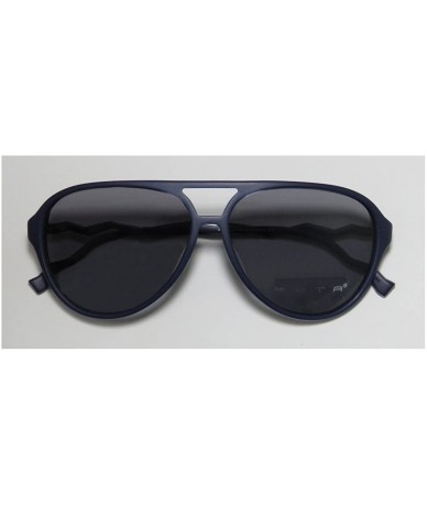 Aviator Bolt 5 Mens/Womens Aviator Full-rim 100% UVA & UVB Lenses Sunglasses/Shades - Navy - CD121NI5WRP $45.41