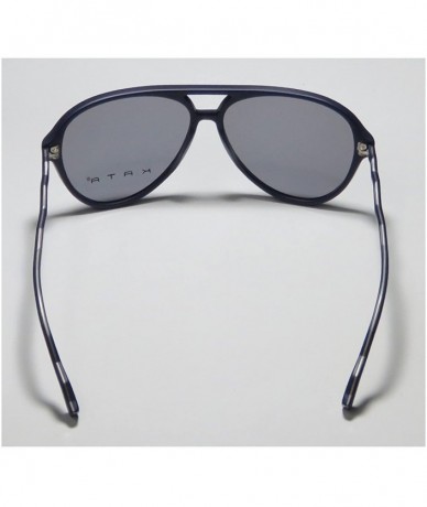 Aviator Bolt 5 Mens/Womens Aviator Full-rim 100% UVA & UVB Lenses Sunglasses/Shades - Navy - CD121NI5WRP $45.41