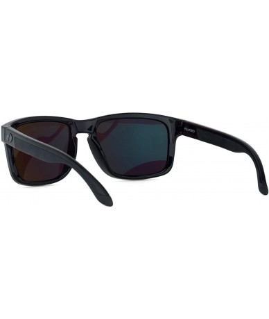 Wrap italy made classic sunglasses corning real glass lens w. polarized option - C618L65L3OC $103.19