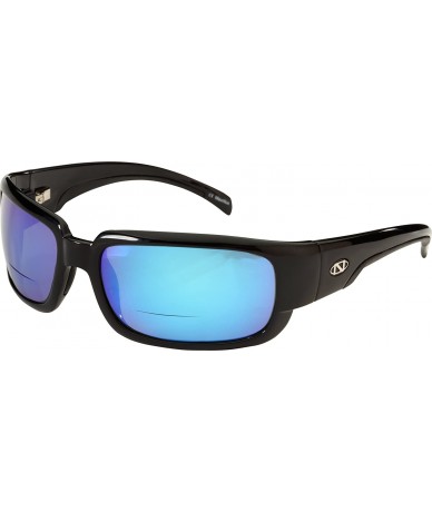 Sport Araya Polarized Sunglasses (+2 Add Power) - Black - Blue/Grey - CZ11BM2KI9Z $89.22