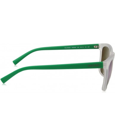 Square Men's N3629sp Square Sunglasses - Matte Crystal/Matte Green - CI186SZ9TH8 $62.82