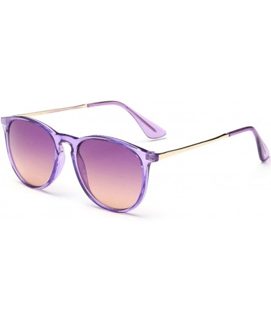 Round Sun Glasses Colored Shades Round Sunglasses for Women Tinted Lens Circle Ladies Pink Eyeglasses - C02 - CN18W0GEN5K $41.35