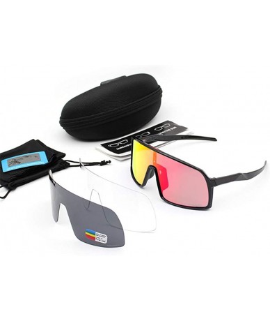 Shield Cycling glasses 2019 fashion new sports windproof polarized driver sunglasses BMX bike goggles - CT18S6D8295 $40.13