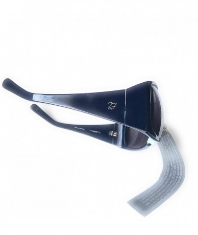 Oval Women's Skyler Oval Sunglasses - Navy - 66 mm (navy - Gray gradient) - CA195ADM79D $73.73