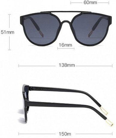 Cat Eye Vintage Sliver Cat Eye Sunglasses Women Fashion Mirror Cateye Sun Glasses Female Shades UV400 - Silver - C618U4ZH04L ...