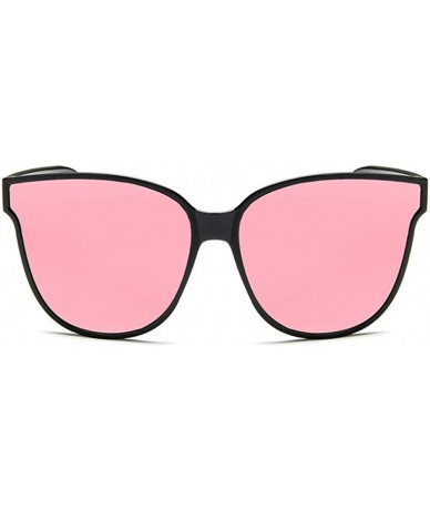 Square Unisex Sunglasses Fashion White Grey Drive Holiday Square Non-Polarized UV400 - Black Red Pink - C618RH6SN8E $19.17