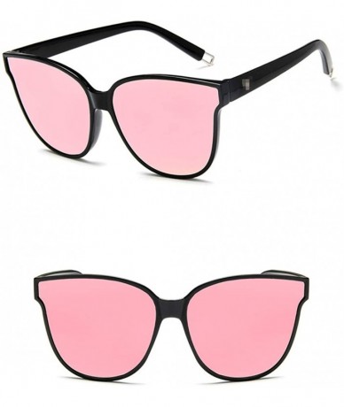 Square Unisex Sunglasses Fashion White Grey Drive Holiday Square Non-Polarized UV400 - Black Red Pink - C618RH6SN8E $19.17