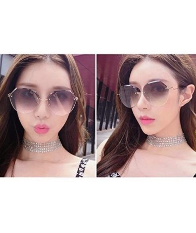 Round Women Hipster Polygon Sunglasses UV400 Metal Frame Eyewear - ey - CI19C4KY9QI $22.08