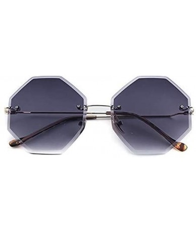 Round Women Hipster Polygon Sunglasses UV400 Metal Frame Eyewear - ey - CI19C4KY9QI $22.08