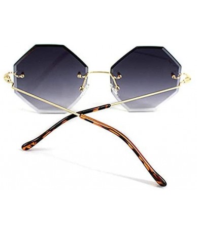 Round Women Hipster Polygon Sunglasses UV400 Metal Frame Eyewear - ey - CI19C4KY9QI $22.08