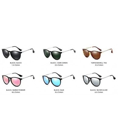 Round Classic Pilot Sunglasses Polarized Men Women Vintage Driving UV400 Lens Protection Sun glasses - Pink - C2197IC7R89 $18.78