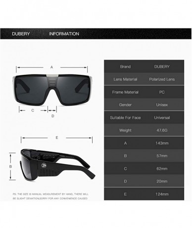 Sport Retro Frame Reflective Coating UV400 Big Wide Leg Sports Sunglasses - 5 - CK18OSHUZX0 $17.91