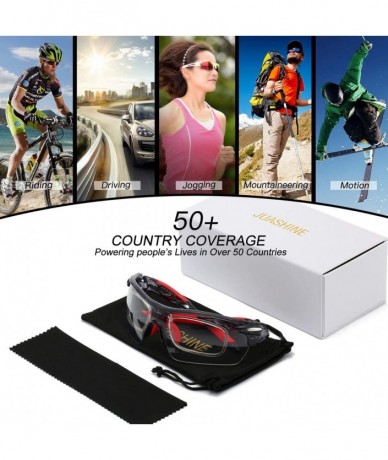 Goggle Sports Cycling Sunglasses for Men Women Unbreakable Shade Glasses for Running Bike Large - Clear Grey - CH18Y577ALG $3...