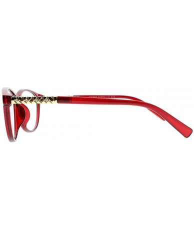 Oversized Women Classic Oversize Rhinestone Reader Reading Glasses +1.0 +2.0 +3.0 +4.0 New - Red - CK12O5DH2CV $18.07