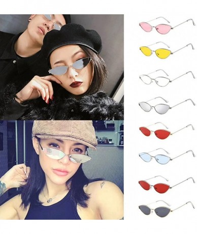 Round Sunglasses for Women Vintage Round Polarized - Fashion UV Protection Sunglasses for Party - F_pink - C6194AAH07O $24.21