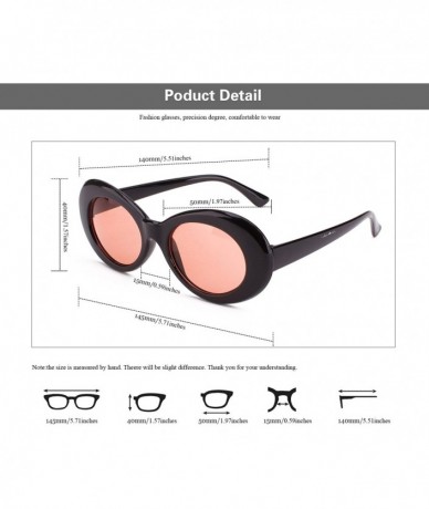 Sport Womens Mens Cat Eye Bold Retro Oval Sunglasses Thick Frame - White / Grey Lens - CN186X98NY2 $19.06