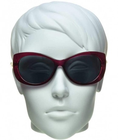 Oversized Womens BIFOCAL Sunglasses Sun Readers with Cat Eye Fashion Oversized Sexy Frame - Plum - CH18D4UWCC6 $38.25