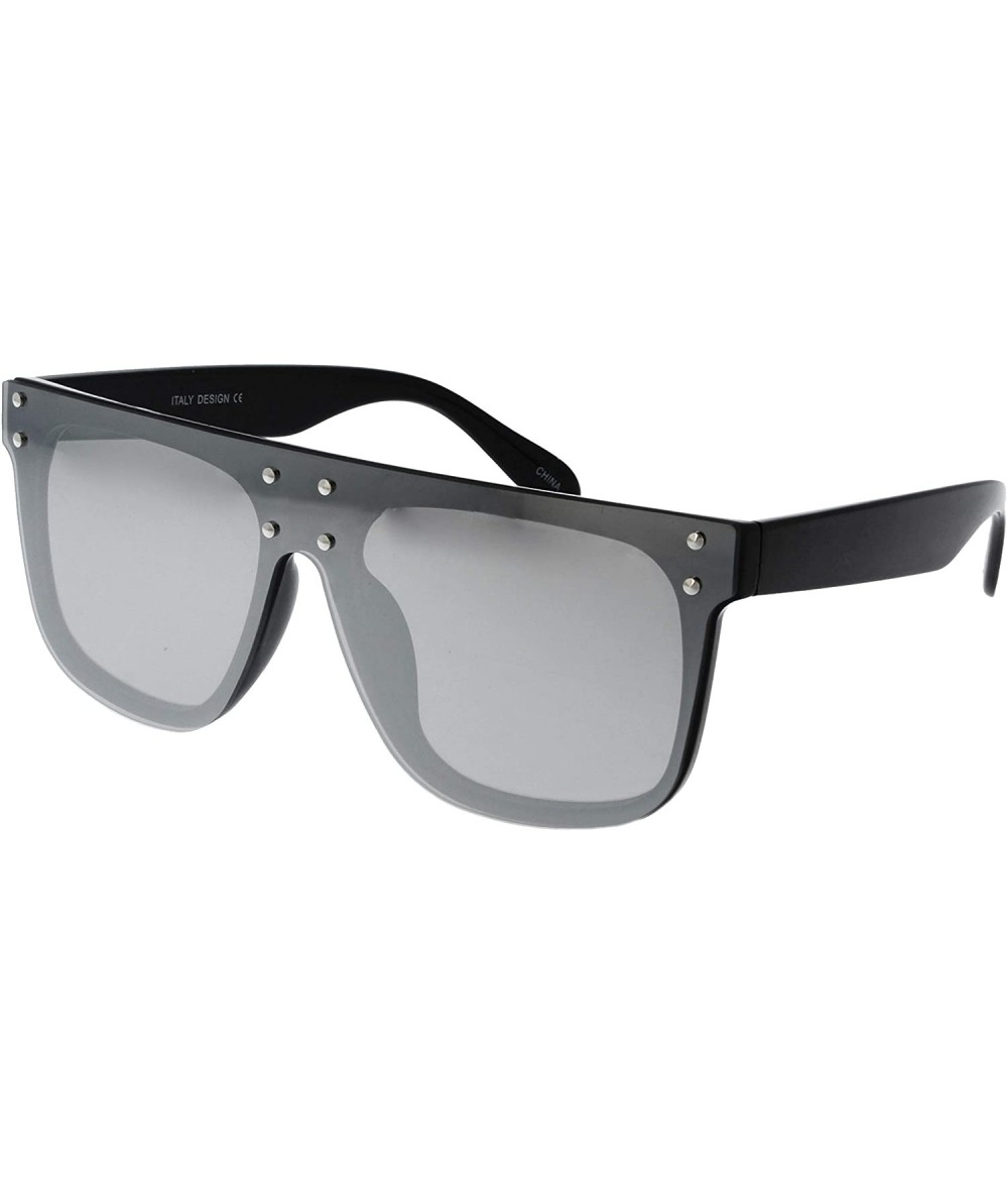 Rimless 3268 Rectangular Fashion Sunglasses - UV Protection - Silver - CV18WDHGM0Z $43.49