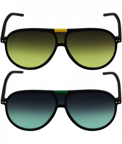 Aviator Classic Retro Hot Aviator Oceanic Gradient Lens Mens Womens Sunglasses - C218DNG4K0C $27.48