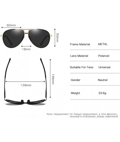 Rectangular Polarized 80's Retro Classic Trendy Stylish Sunglasses for Men Women - A - CK198O74XMX $31.69