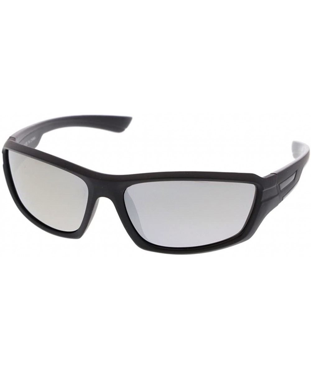 Sport Ultra Light Weight Full Frame Sport Sunglasses Model 3184 - Silver - CG187HUSYX4 $18.20