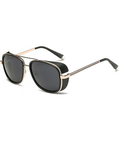 Square 3 Matsuda Stark Sunglasses Men Rossi Coating Retro Vintage Sun Glasses Oculos - C6 - CU18T92K3DR $46.71