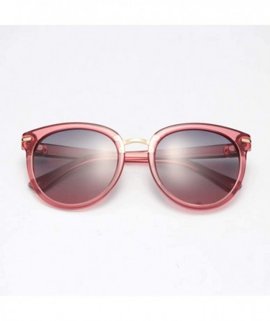 Oval Womens Oval Oversized Classic Polarized UV Protection Crystal Brand Designer Sunglasses for Women 1971 - Red - CE18R4R6O...