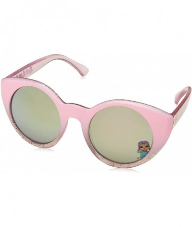 Round Kids Sunglasses for Girls- Toddler Sunglasses with Kids Glasses Case - Pink/Purple - CW18EQ5WR8X $23.94