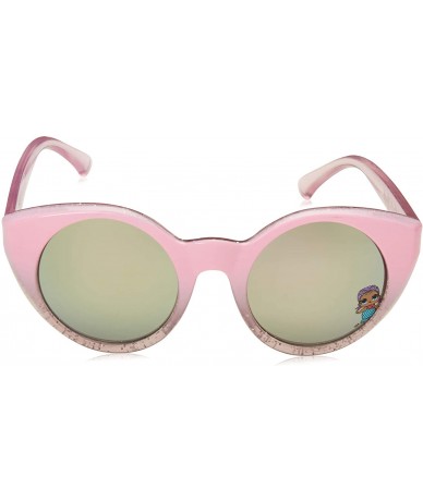 Round Kids Sunglasses for Girls- Toddler Sunglasses with Kids Glasses Case - Pink/Purple - CW18EQ5WR8X $23.94