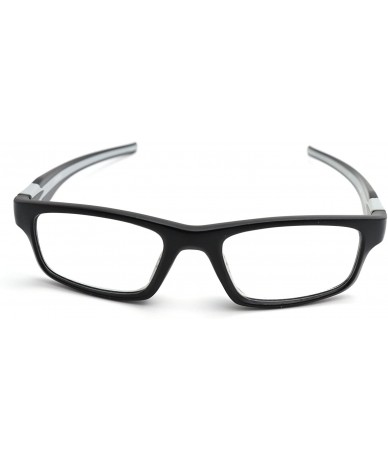 Rectangular Sports Double Injection Readers Flexie Reading Glasses size and color very - Grey - CN12ENS8CEH $39.81