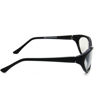 Oval Oval Sunglasses Sport Driving Men Women - Black - C511P832YAT $19.13