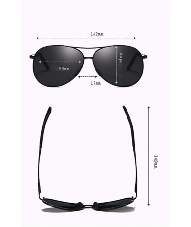 Aviator Male Polarized Sunglasses Men Driving Glasses Spring Legs Colorful Sunglasses Driver's Glasses - B - CO18QCKL7C5 $55.89