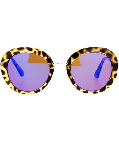 Butterfly Womens Glam Round Butterfly Diva Sunglasses - Tortoise Blue - C912DGGLVDV $22.58