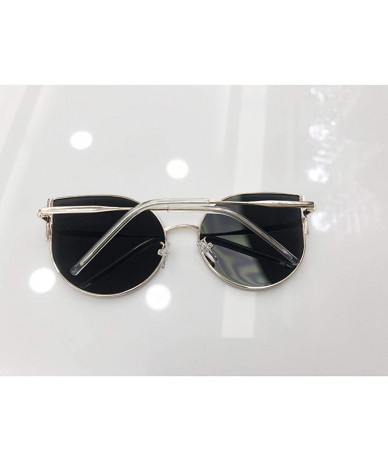 Aviator Fashion 2019 new sunglasses - ladies coated sunglasses retro sunglasses - D - C018S87KU7N $73.08